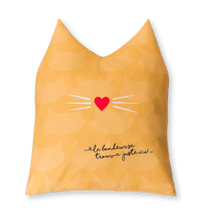 Charger l'image dans la galerie, Coussin jaune pour chat-Kabanacha