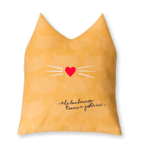 Charger l&#39;image dans la galerie, Coussin jaune pour chat-Kabanacha
