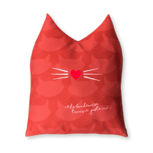 Charger l&#39;image dans la galerie, Coussin rouge pour chat- Kabanacha
