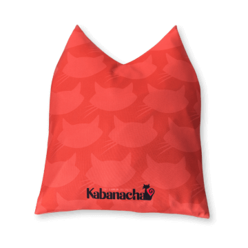 Coussin rouge pour chat- Kabanacha