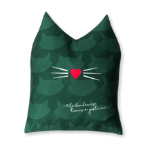 Charger l&#39;image dans la galerie, Coussin vert pour chat
